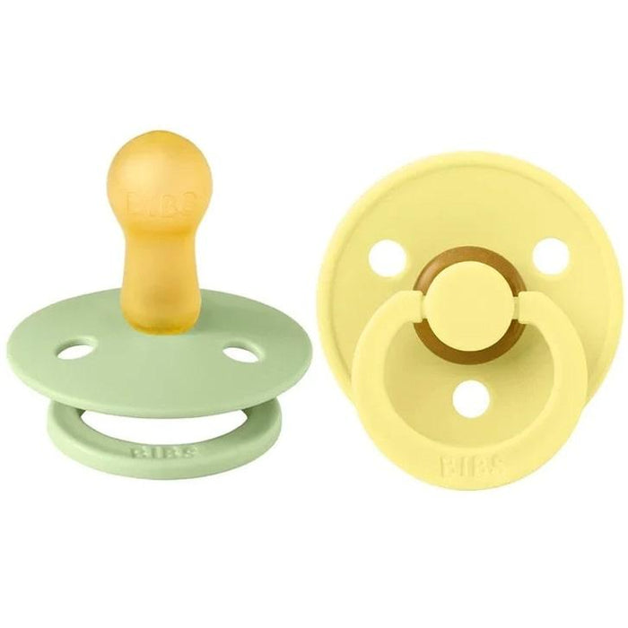 Bibs® - Bibs Original Natural Rubber Pacifiers - 2 Pack - 2 Colors