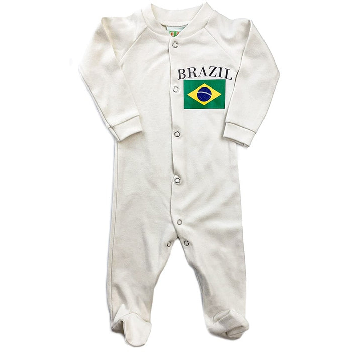 Pam Pyjama une pièce du Brésil pour bébé - Ivoire