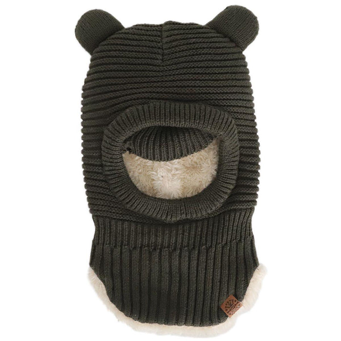 CaliKids® - CaliKids® Cotton Knit Bear Balaclava