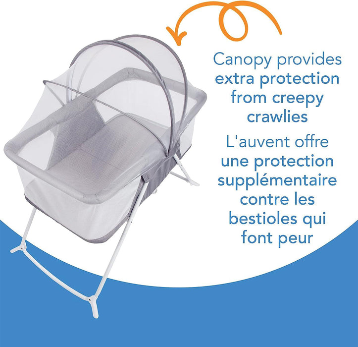 Cosco® - Cosco Sleep Spot Bassinet - Tranquil Grey