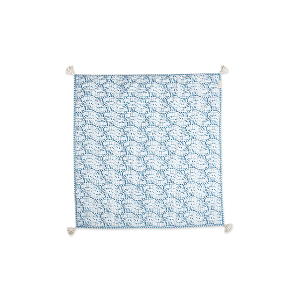 Crane - Crane Baby Quilted Blanket - Caspian