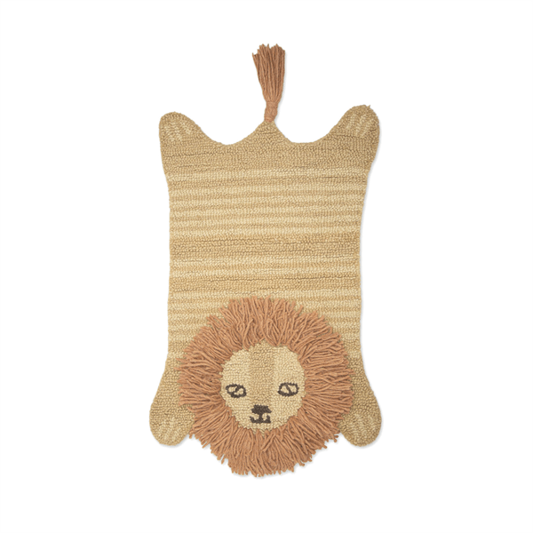 Crane - Crane Lion Shape Wool Rug - Kendi