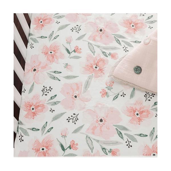 Crane - Crane Parker Crib Fitted Sheet - Floral