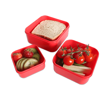 Danawares - Danawares Spiderman Square Lunch Box Set, 3 Units