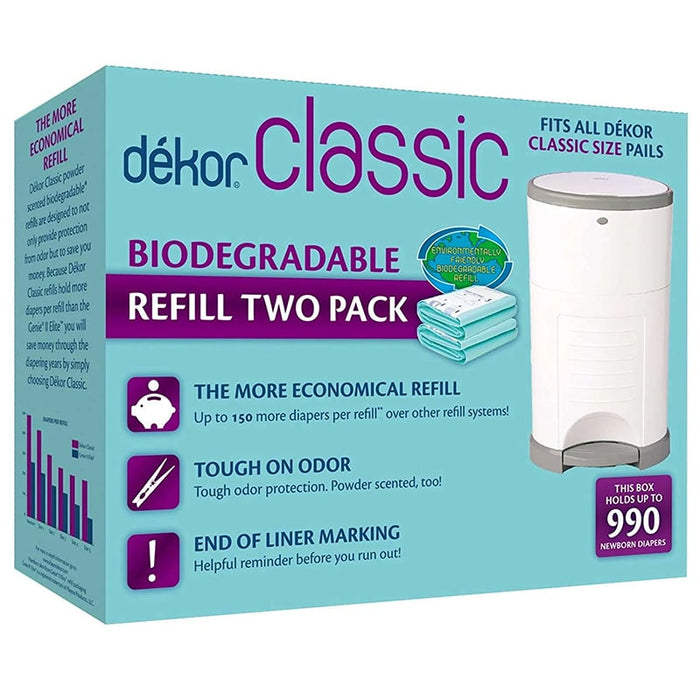 Dekor Biodegradable Refill Pack for Dekor Classic (2 Pack)
