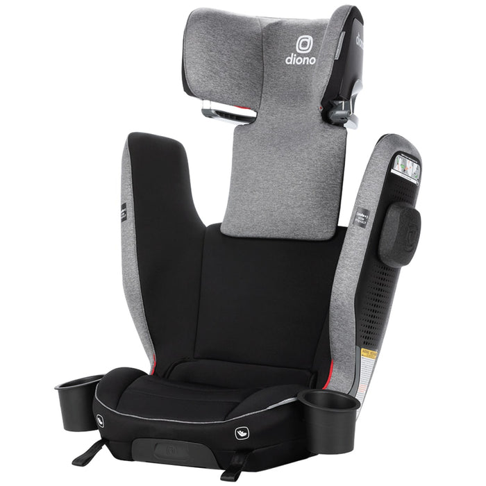 Diono Monterey 6DXT SafePlus High-Back Car Booster Seat - Black Storm