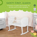 Dream on Me - Dream on Me Baby New Zealand Pinewood Rose Cradle - White