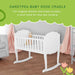 Dream on Me - Dream on Me Baby New Zealand Pinewood Rose Cradle - White