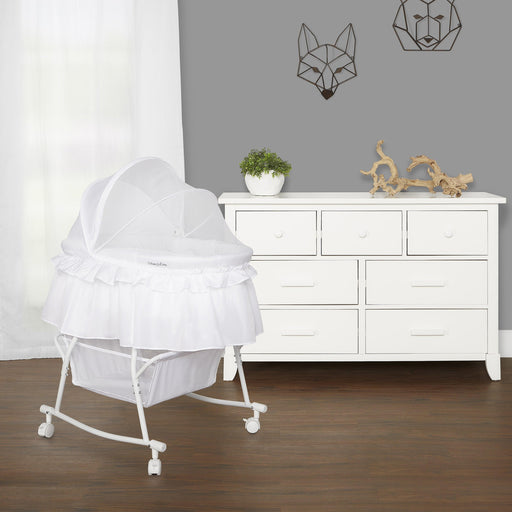 Dream on Me - Dream on Me Lacy Portable 2 in 1 Bassinet and Cradle