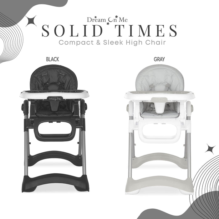 Dream on Me - Dream on Me Solid Times Lightweight Portable Highchair