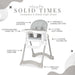 Dream on Me - Dream on Me Solid Times Lightweight Portable Highchair