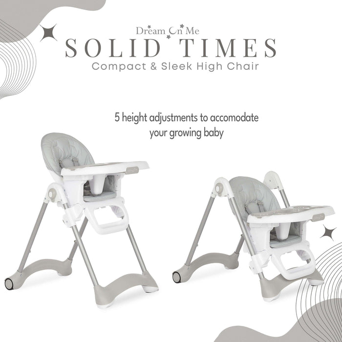 Dream on Me - Dream on Me Solid Times Lightweight Portable Highchair