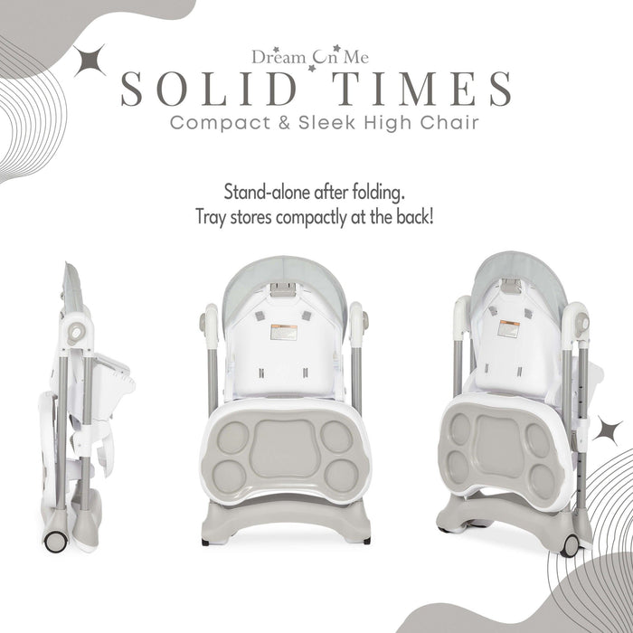 Dream on Me - Dream on Me Solid Times Lightweight Portable Highchair