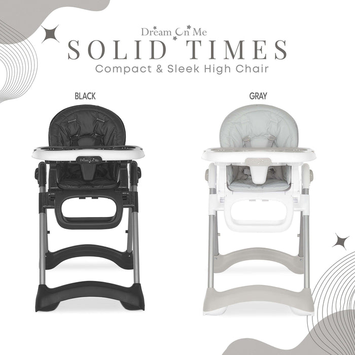 Dream on Me - Dream on Me Solid Times Lightweight Portable Highchair