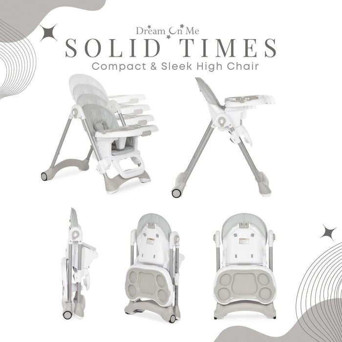 Dream on Me - Dream on Me Solid Times Lightweight Portable Highchair