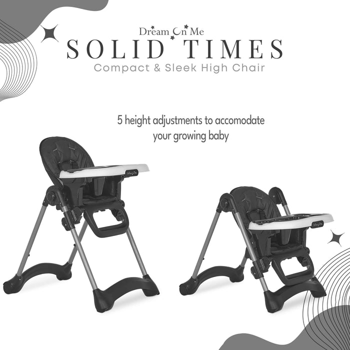 Dream on Me - Dream on Me Solid Times Lightweight Portable Highchair