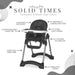 Dream on Me - Dream on Me Solid Times Lightweight Portable Highchair