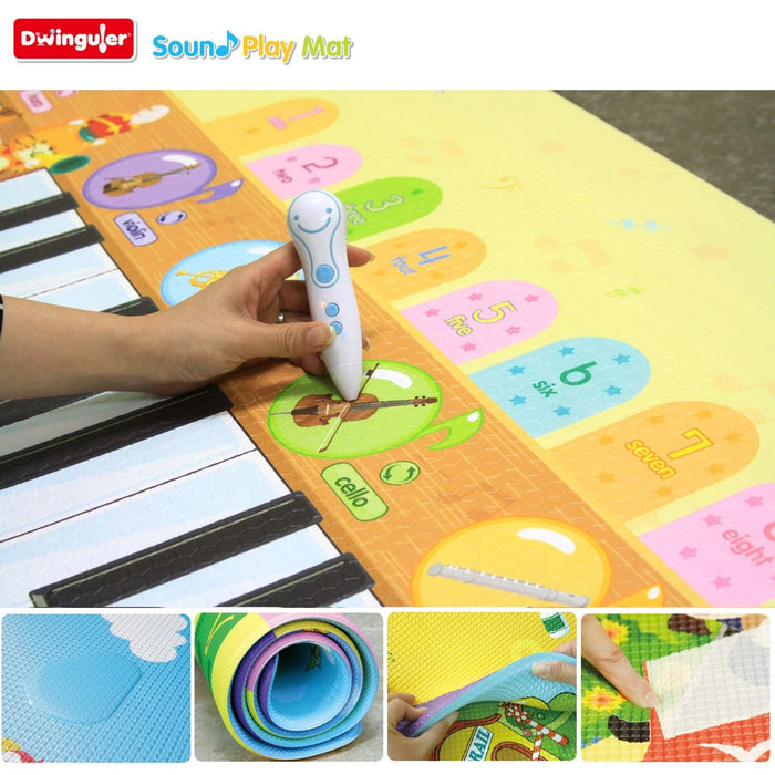 Dwinguler Sensory Baby & Kids Playmat, Music Parade (Sound Play)