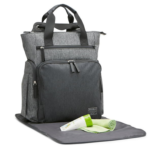 Eddie Bauer - Eddie Bauer Places & Spaces Departure Hybrid Diaper Bag Grey