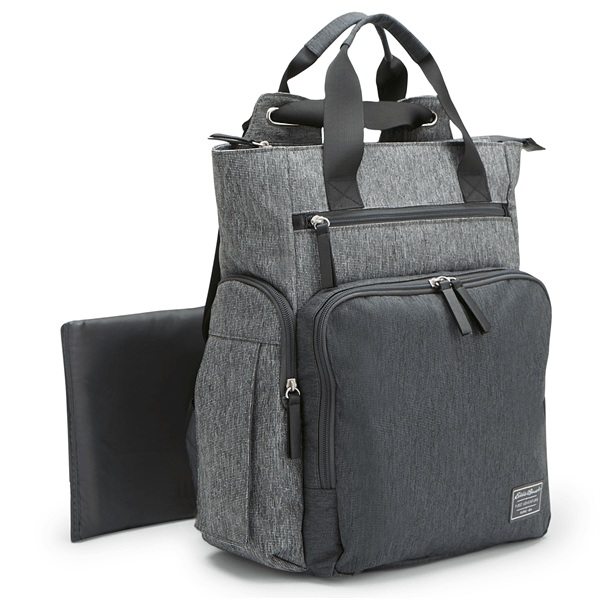 Eddie Bauer - Eddie Bauer Places & Spaces Departure Hybrid Diaper Bag Grey