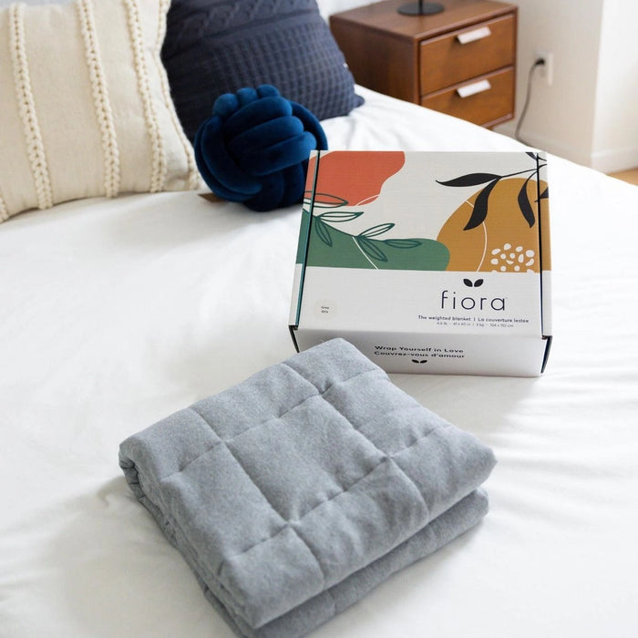 FDMT Fiora Weighted Blanket - 3kg - Grey Birch