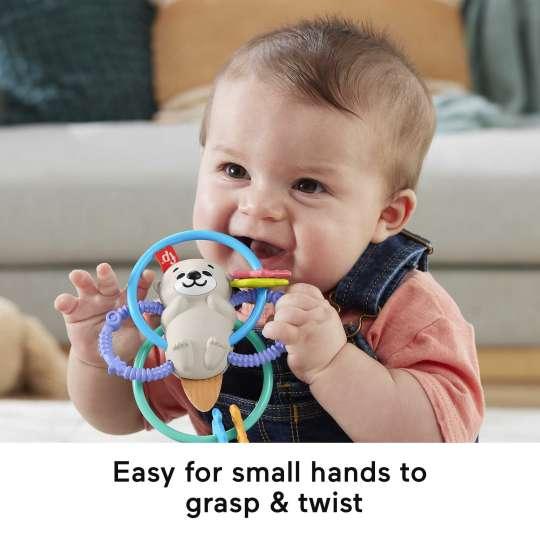 Fisher Price® - Fisher Price Baby Rattle Twist & Teeth - Otter