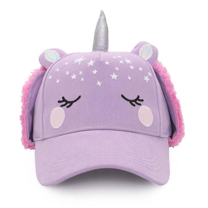 Flapjack Kids - Flapjack Kids 3D Caps with Earflaps - Unicorn