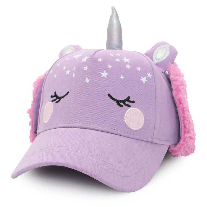 Flapjack Kids - Flapjack Kids 3D Caps with Earflaps - Unicorn