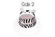 Flapjack Kids - FlapJack Kids UPF50+ Reversible Sun Hat Giraffe / Zebra