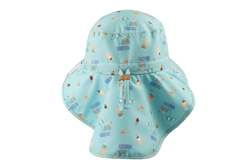 Flapjack Kids - FlapJack Kids UPF50+ Sun Hat with Neck Cape - Seaside