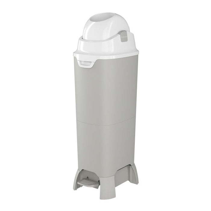 Foundations Premium Hands-Free Tall Diaper Pail Gray