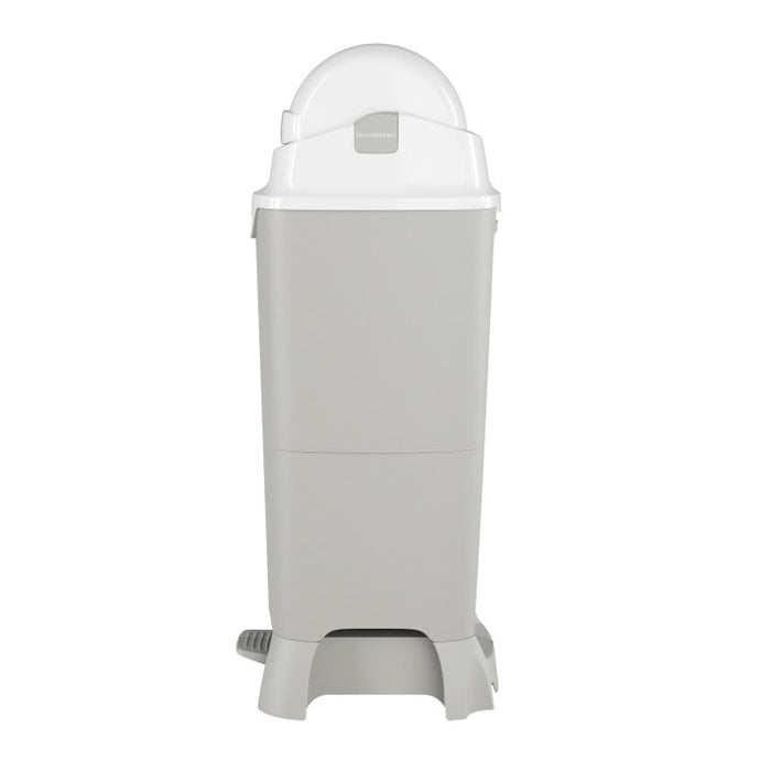 Foundations Premium Hands-Free Tall Diaper Pail Gray