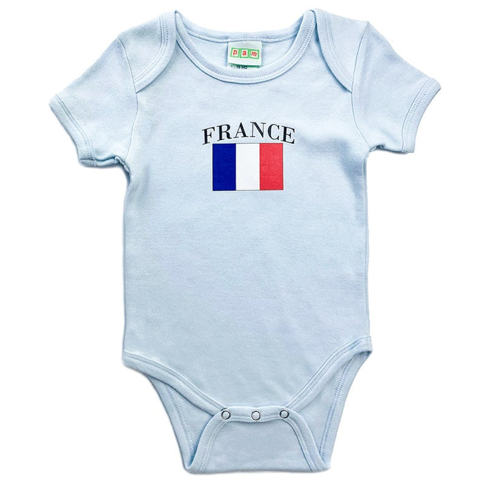 Pam Cache couche France pour bébé - Bleu clair
