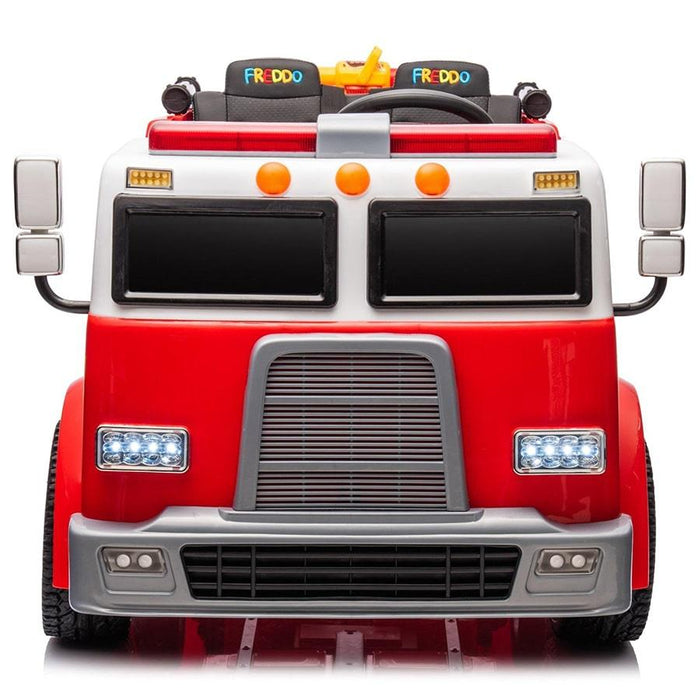 Freddo Toys - Freddo Toys 24V Freddo Fire Truck 2-Seater Ride on