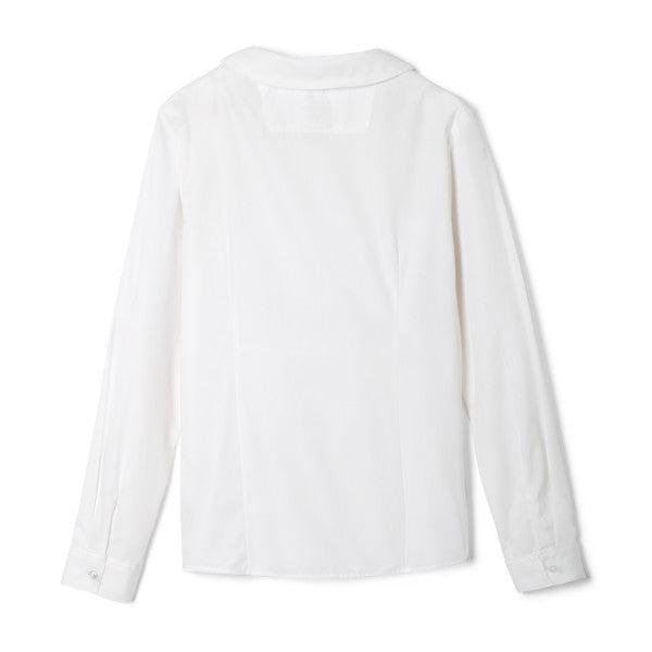 French Toast® - French Toast Girls School Uniform Long Sleeve Peter Pan Collar Blouse - White - SE9384