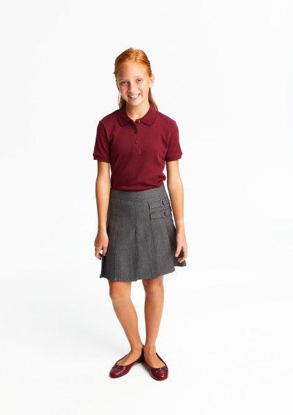 French Toast® - French Toast Girls School Uniform Pleated Two-Tab Scooter Skort - SX9103