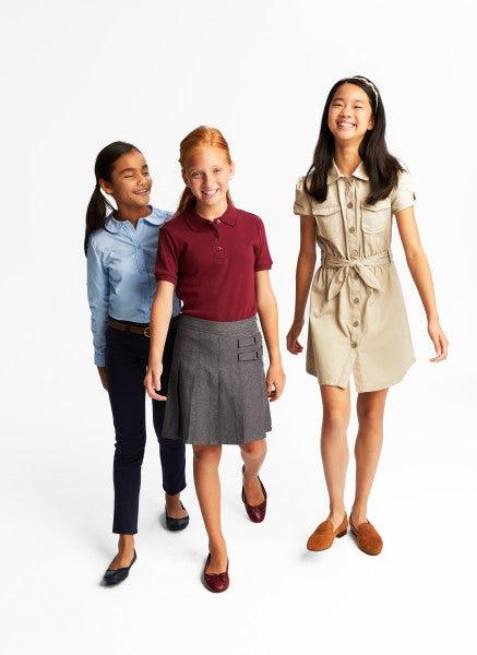 French Toast® - French Toast Girls School Uniform Pleated Two-Tab Scooter Skort - SX9103