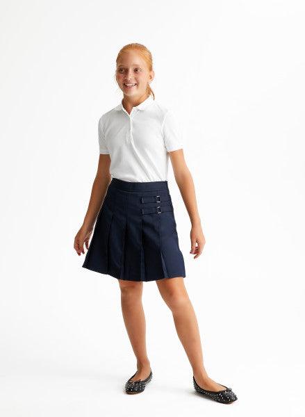 French Toast® - French Toast Girls School Uniform Short Sleeve Stretch Piqué Polo - SA9403