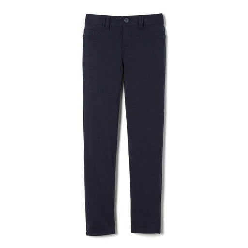 French Toast® - French Toast Girls School Uniform Skinny Fit Stretch Ponte Pant - Navy - SK9502