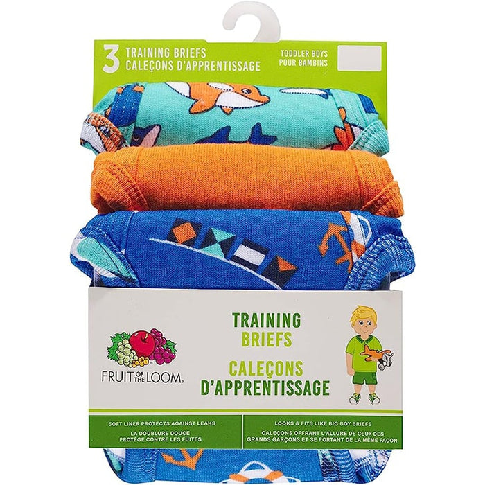 Fruit of the Loom Toddler Boys Training Pants Underwear - 3 pack