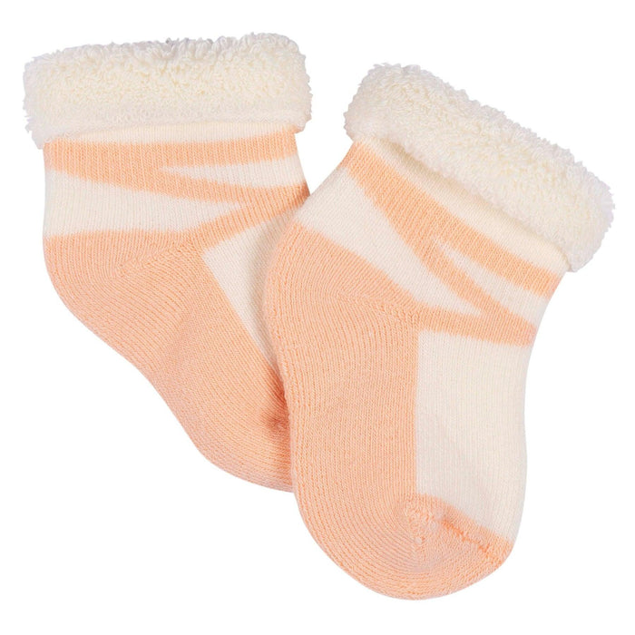 Gerber - Gerber 6 Pack Baby Girl Wildflower Terry Bootie Socks