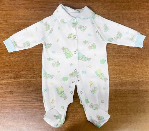 Goldtex® - Goldtex Footed Baby Pyjamas - Teddy Bear Prints