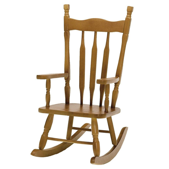 J.B. Poitras® - J.B. Poitras Kids Solid Maple Ancient Style Rocker - Espresso