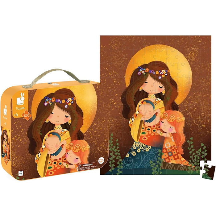 Casse-tête - puzzle  pour enfants - 100 pièces - Inspiré par Klimt de Janod