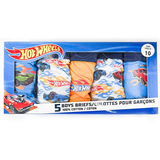 Jellifish - Jellifish Hot Wheels Cars Boys Briefs - 5 Pack