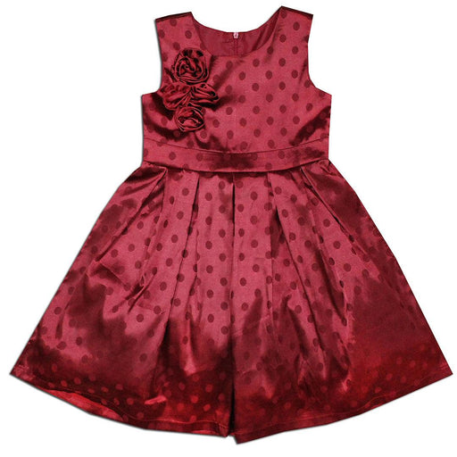 Jo-Ella - Jo-Ella Alice Dot Burgundy