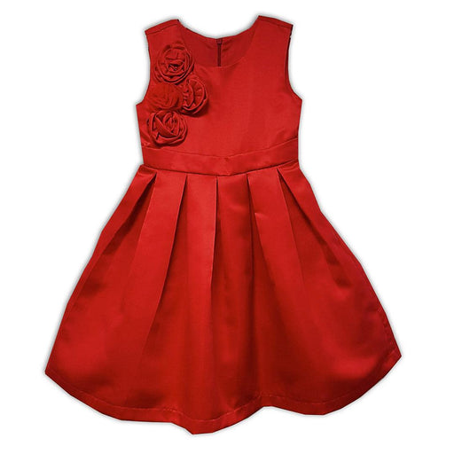 Jo-Ella - Jo-Ella Alice Red Satin Dress