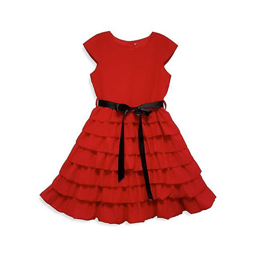 Jo-Ella - Jo-Ella Girl's Audrey Tiered Party Dress