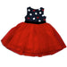 Jo-Ella - Jo-Ella Hearts Print Bodice Dress with Ballerina Tulle Skirt