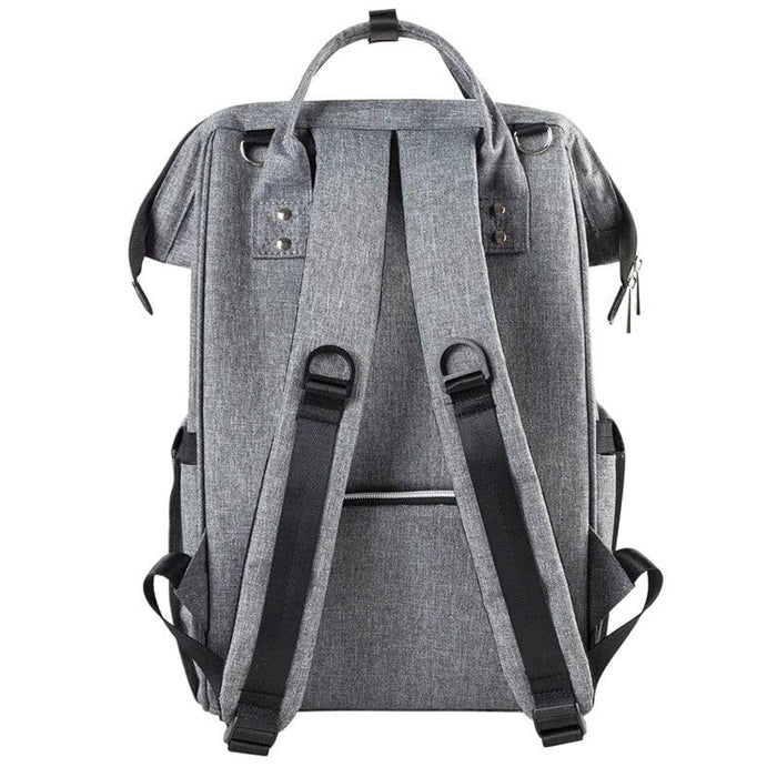 Jolly Jumper® - Jolly Jumper Aspen Backpack Diaper Bag - Melange Grey